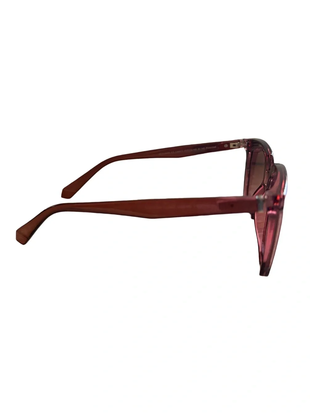 Vincent Chase S14075 Pink Transparent Full Rim Polarized Sunglasses Unisex